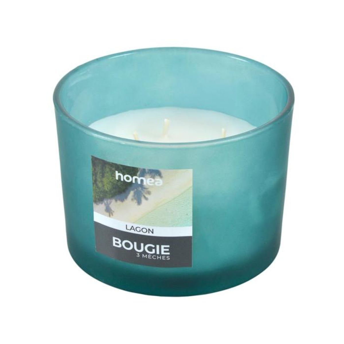 Paris Prix Bougie Verrine Parfumée  Essentiel II  11cm Lagon