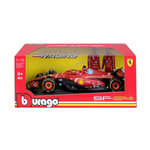 BBurago Voiture Bburago 1 18 Ferrari SF 2024 Formule 1 Italie Leclerc avec casque