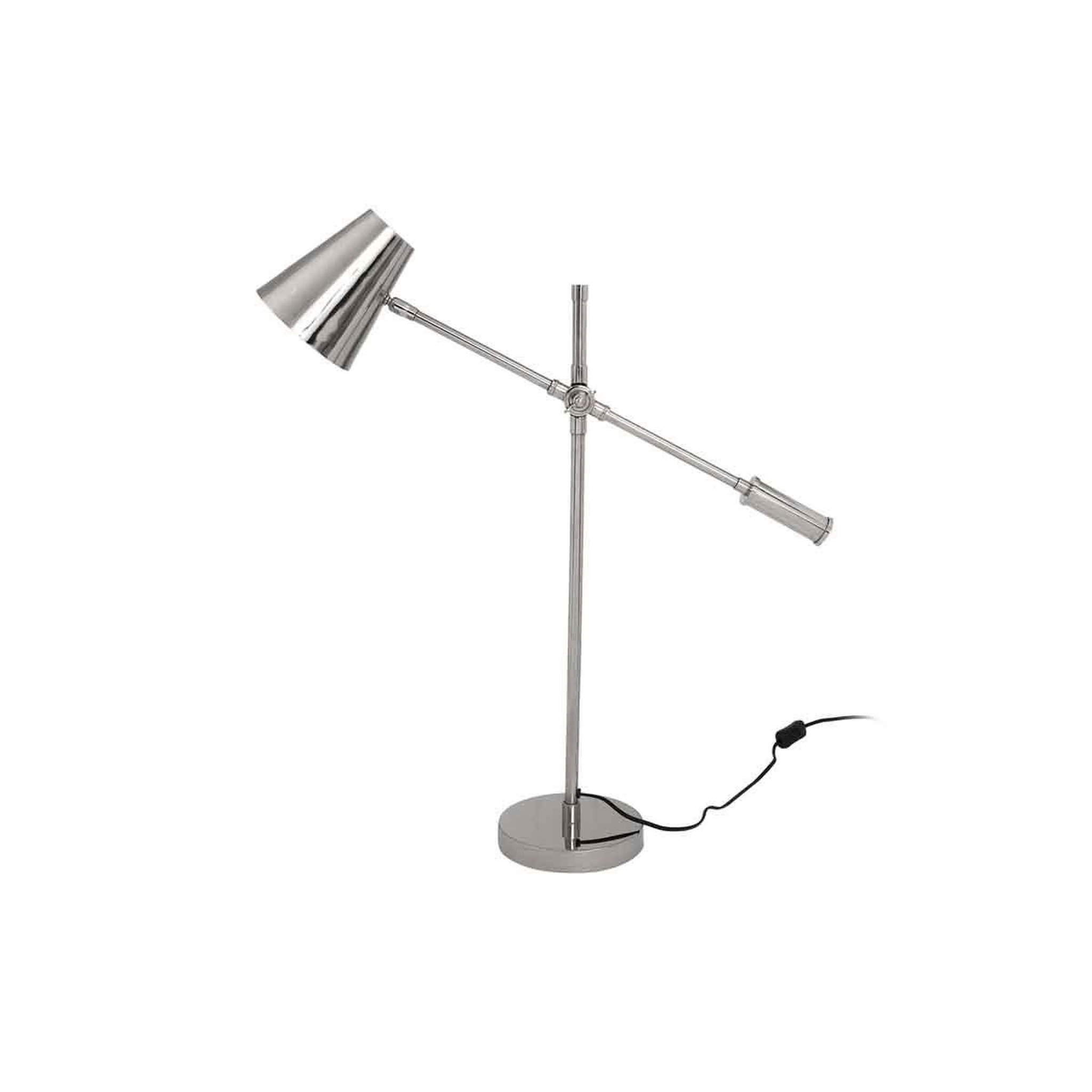 Voir la diapositive 3 : Paris Prix Lampe à poser fabriquée à la main  allen  74cm argent