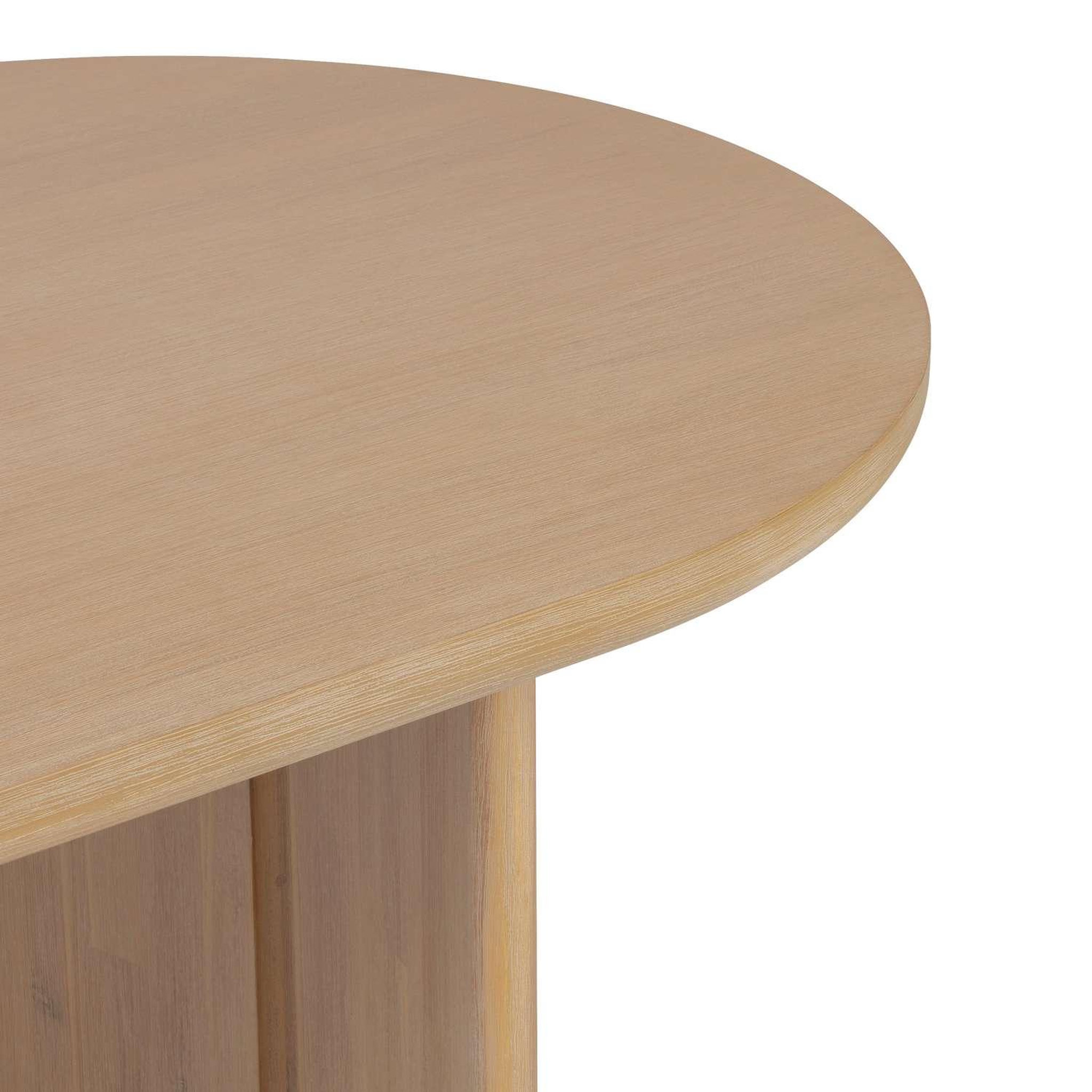 Voir la diapositive 4 : ATMOSPHERA Table à manger en bois pour 6 personnes lousada - beige