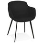 Voir la diapositive 1 : Paris Prix Fauteuil Design  Sead  80cm Noir