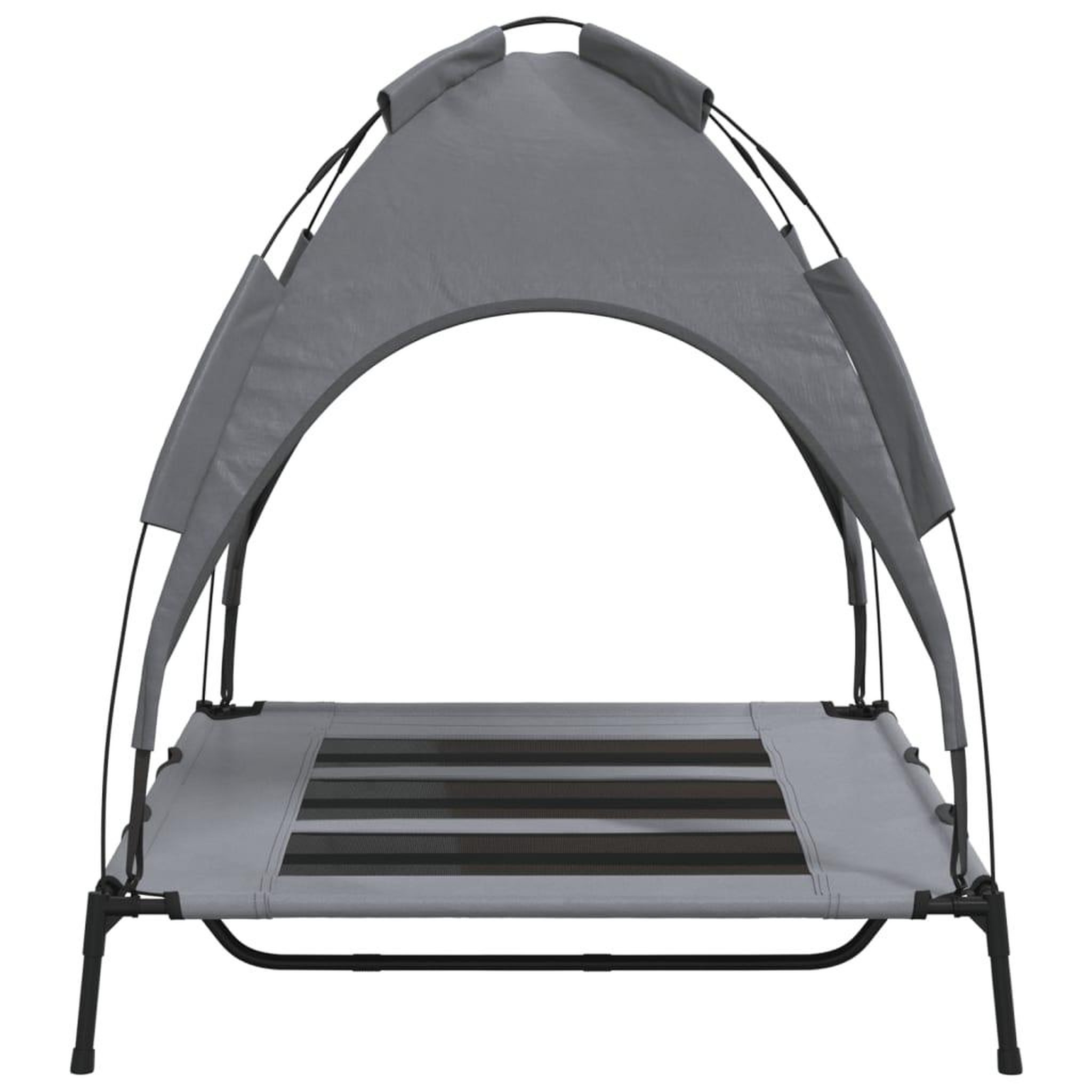 Voir la diapositive 5 : VIDAXL Lit pour chien avec auvent anthracite tissu Oxford et acier