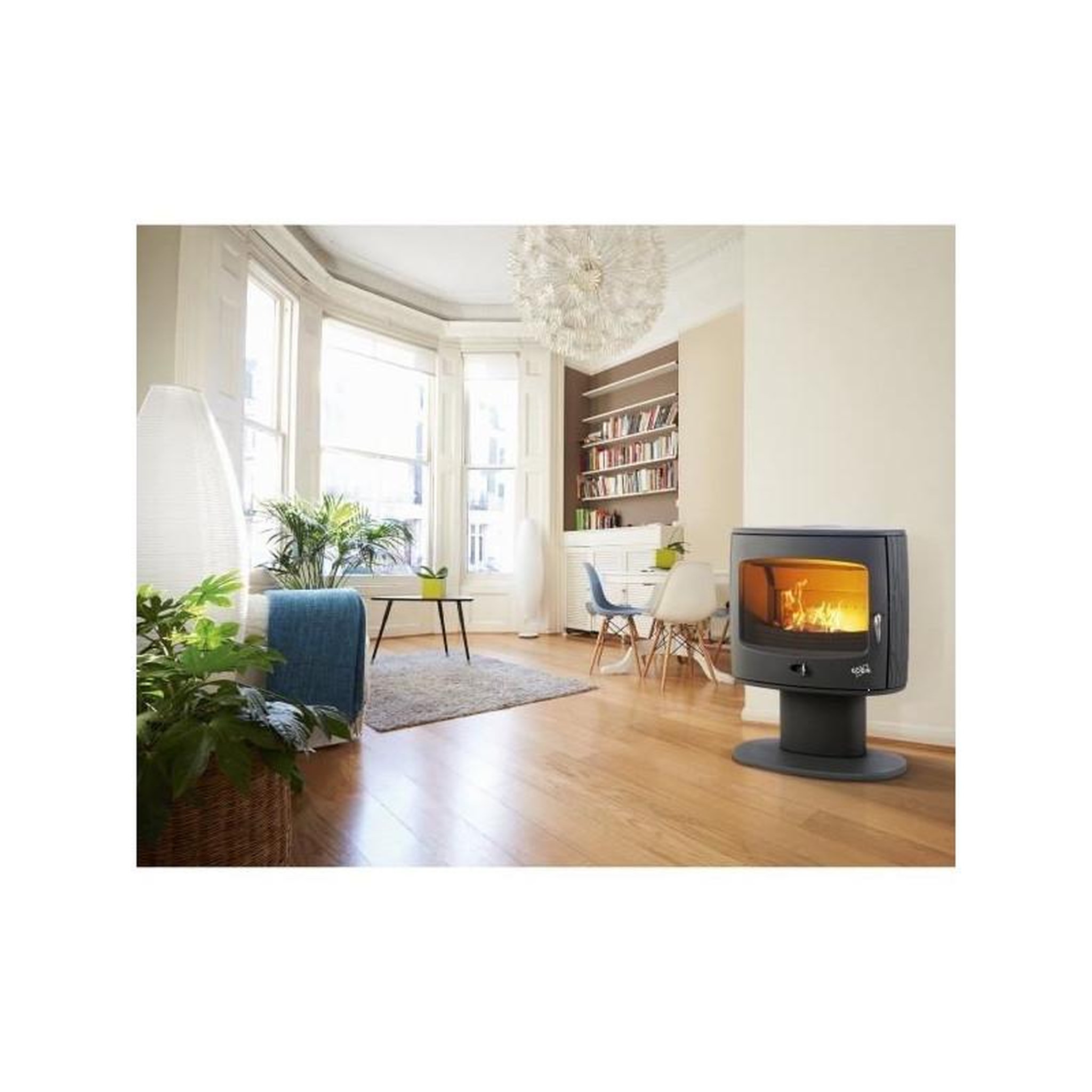 Voir la diapositive 3 : Godin Poêle à bois 8kw - 388131