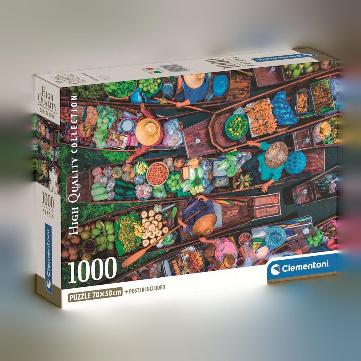 CLEMENTONI Puzzle Clementoni Marché flottant thaïlandais 1000 pièces