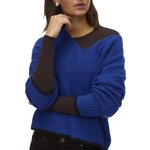 Vero Moda Pull  électrique Femme Vero Moda Maquarius. Coloris disponibles : Bleu