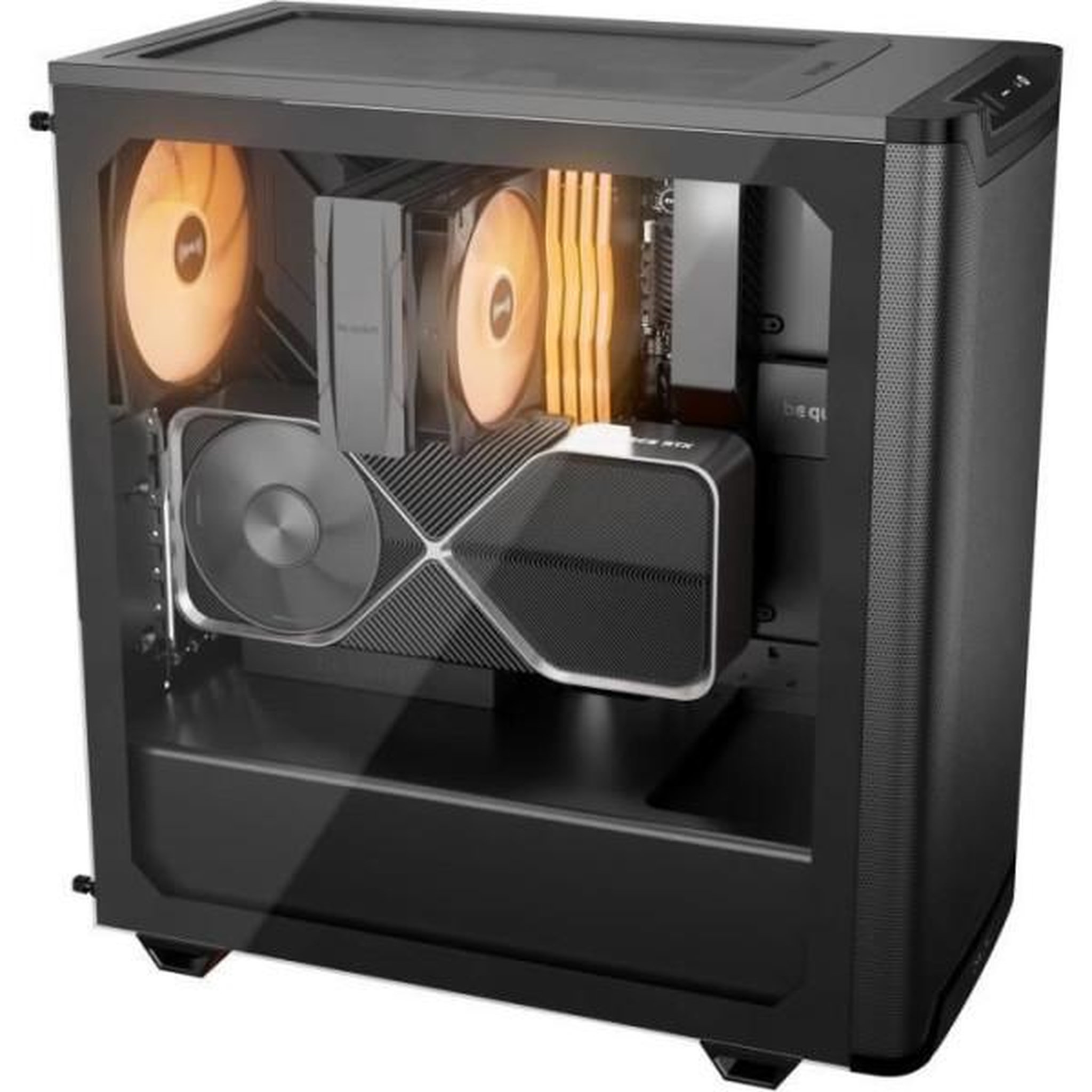 Voir la diapositive 4 : BE QUIET Boîtier pc - be quiet! - pure base 501 lx - noir - tour midi - atx