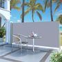 Voir la diapositive 1 : VIDAXL Auvent lateral retractable de patio 140x300 cm Gris