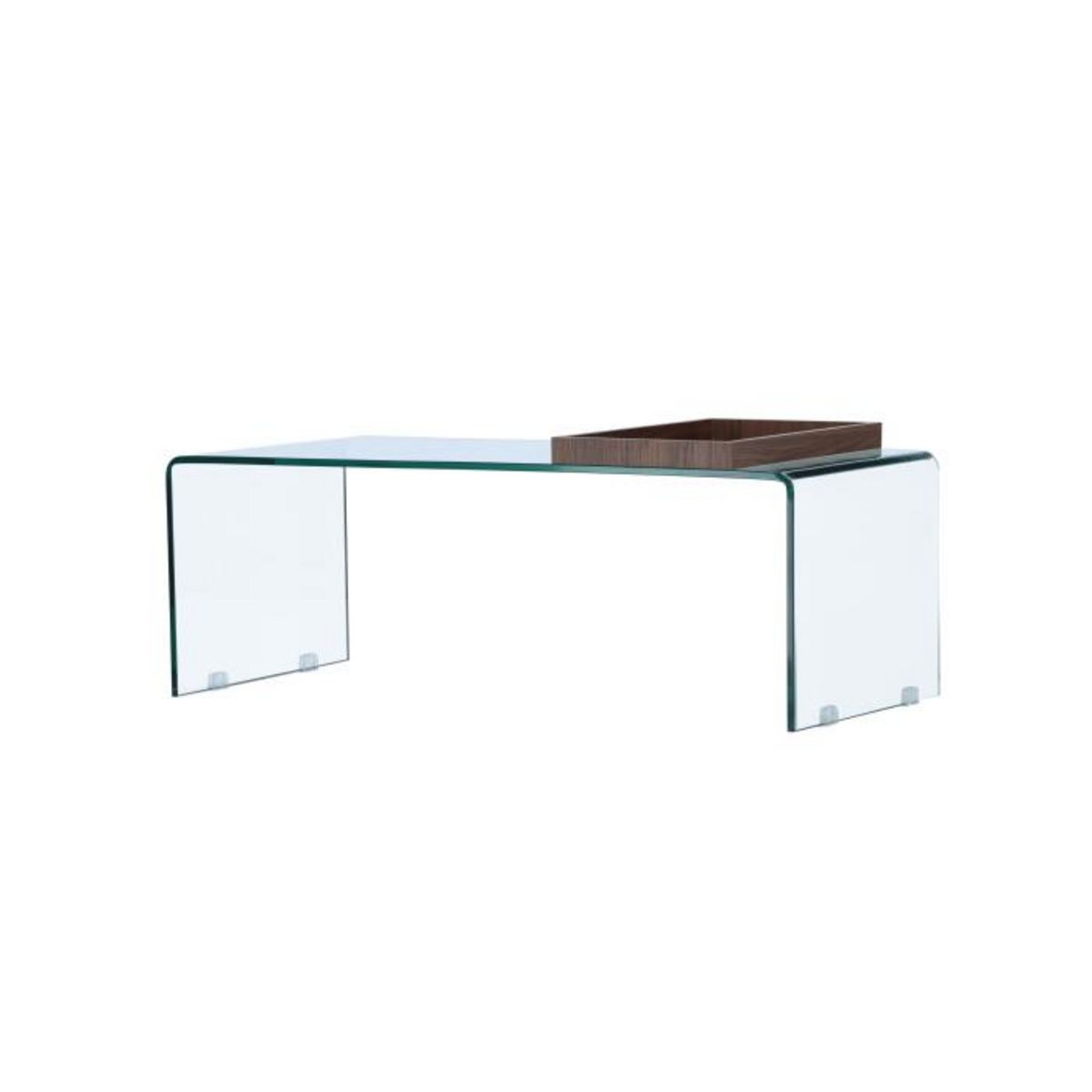 Paris Prix Table Basse en Verre  Telemark  110cm Transparent