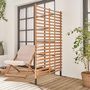 Voir la diapositive 3 : SWEEEK Paravent extérieur en bois. 100cm. acacia. intérieur. extérieur