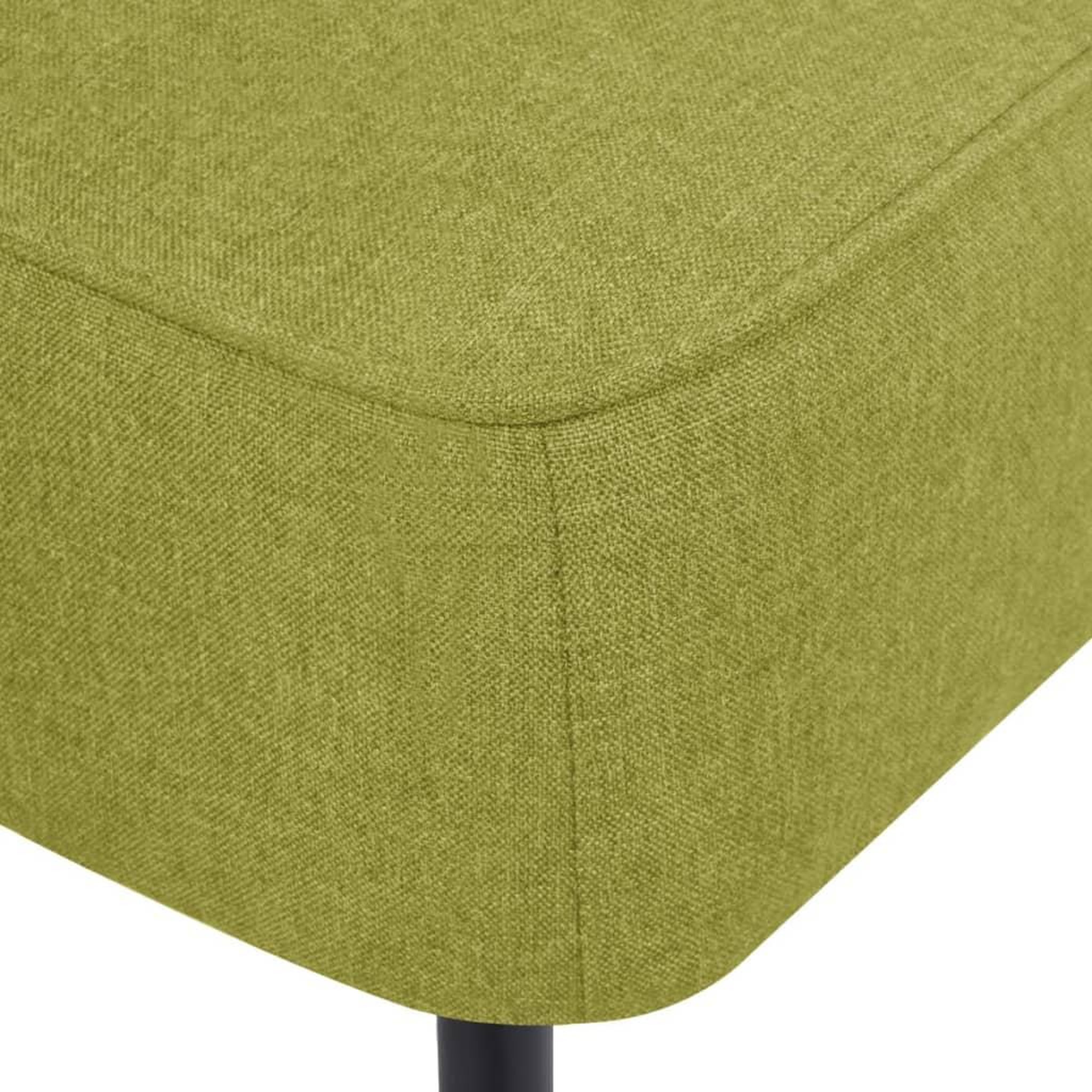 Voir la diapositive 4 : VIDAXL Chaise de cocktail Vert Tissu