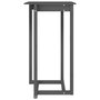 Voir la diapositive 3 : VIDAXL Table de bar Gris 60x60x110 cm Bois massif de pin