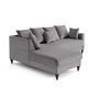 Voir la diapositive 3 : BEST MOBILIER Flamingo - canapé d'angle gauche 4 places convertible en velours