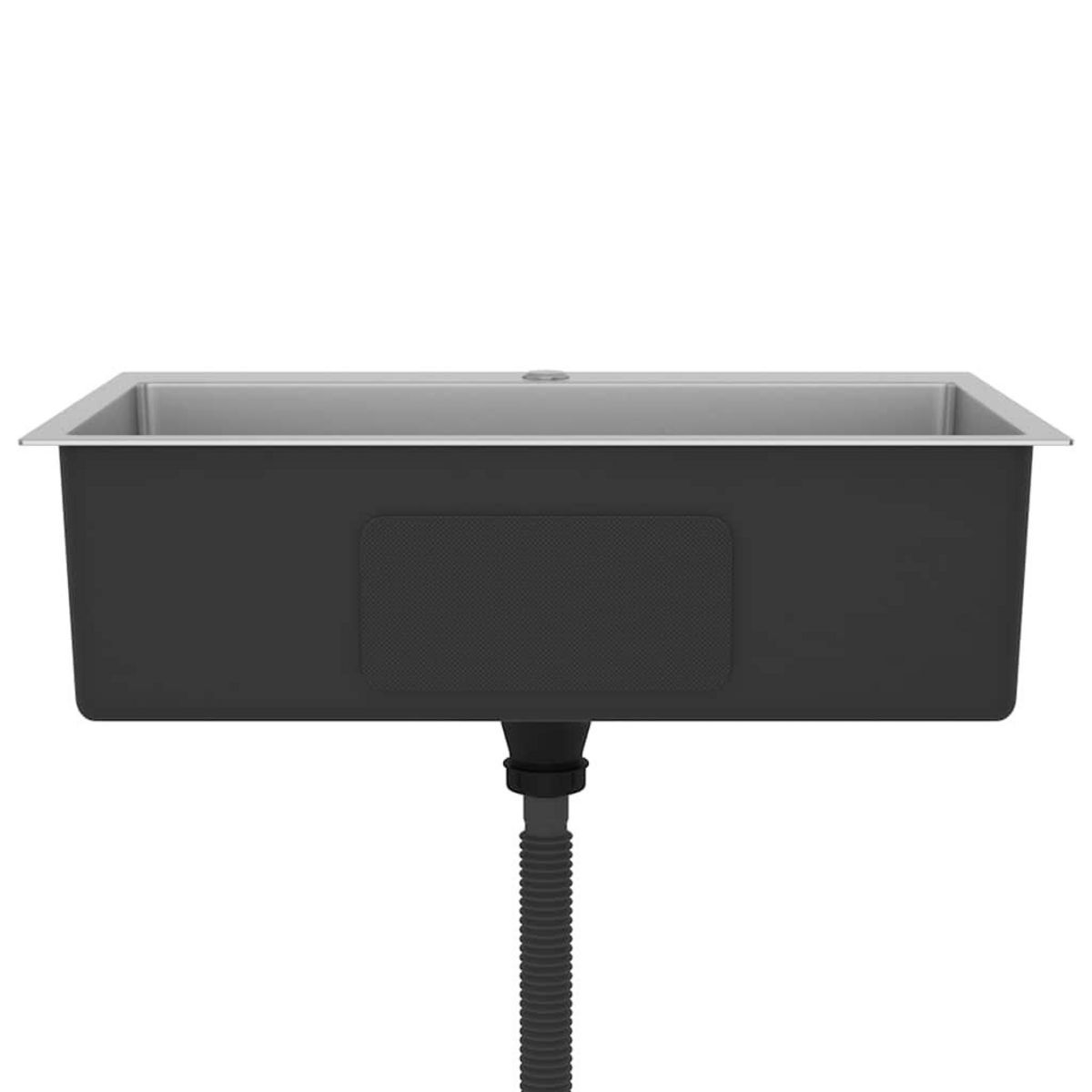 VIDAXL Evier de cuisine fait main Acier inoxydable