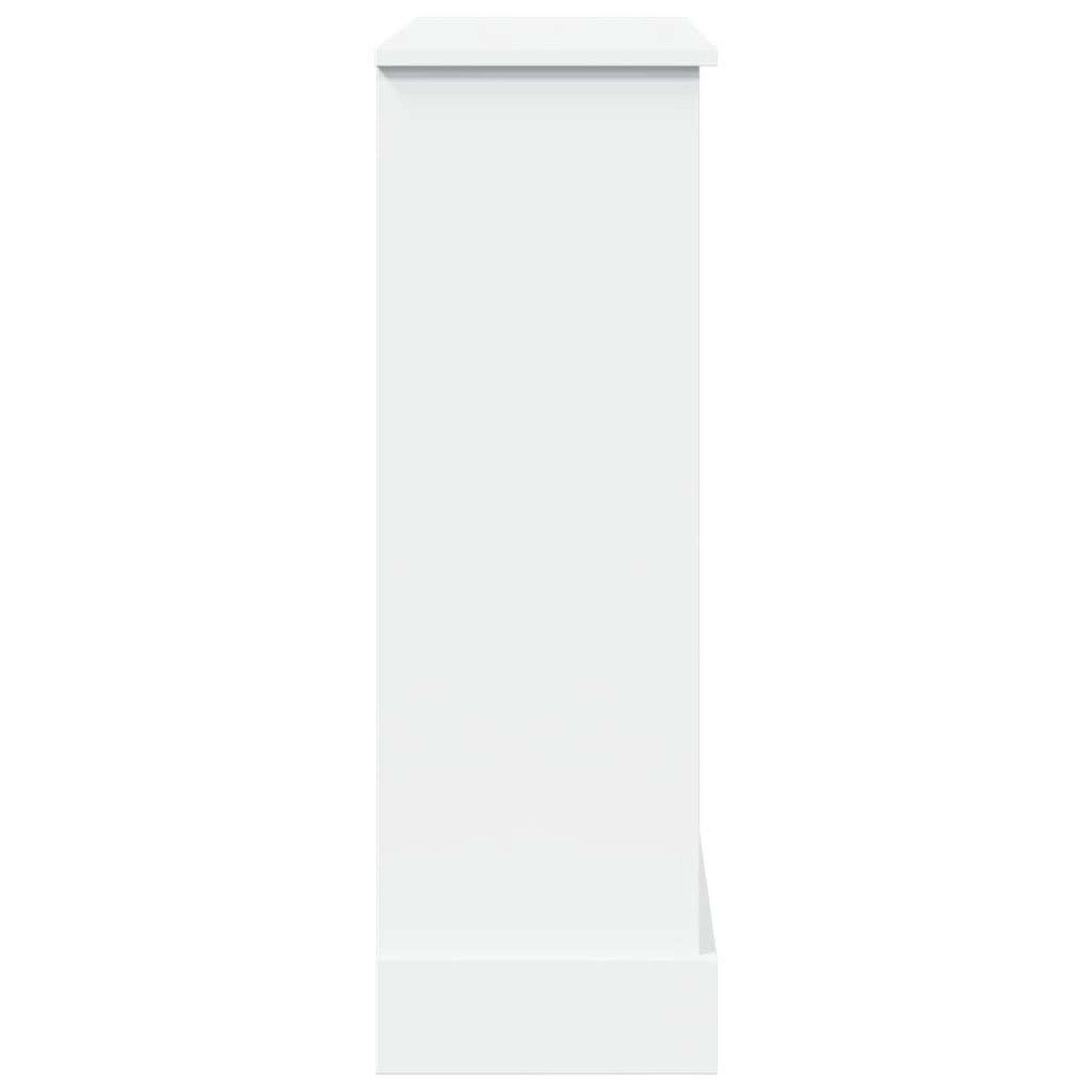 Voir la diapositive 5 : VIDAXL Cadre de cheminee blanc 90x30x90 cm bois d'ingenierie