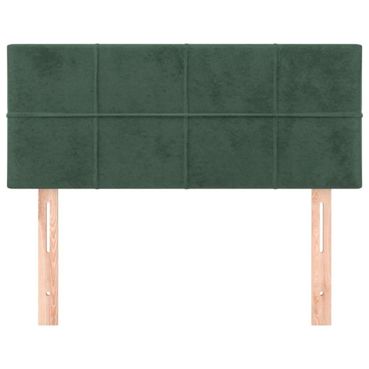VIDAXL Tete de lit Vert fonce 100x5x78/88 cm Velours