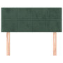 Voir la diapositive 3 : VIDAXL Tete de lit Vert fonce 100x5x78/88 cm Velours
