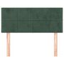 Voir la diapositive 3 : VIDAXL Tete de lit Vert fonce 100x5x78/88 cm Velours
