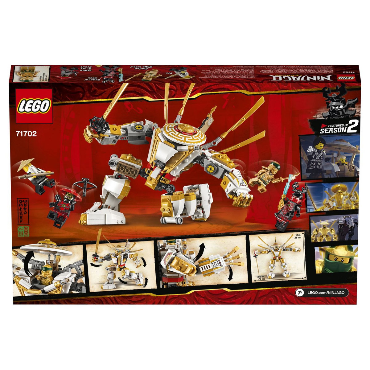 LEGO Ninjago 71702- Le robot d'or