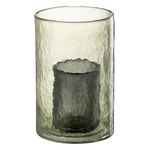 Paris Prix Photophore Double en Verre  Hurricane  20cm Vert