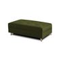 Voir la diapositive 4 : LISA DESIGN Rune - canapé d'angle - avec pouf d'appoint - 4 places - style scandinave - gauche