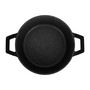 Voir la diapositive 2 : SITRAM Faitout 28cm noir avec couvercle