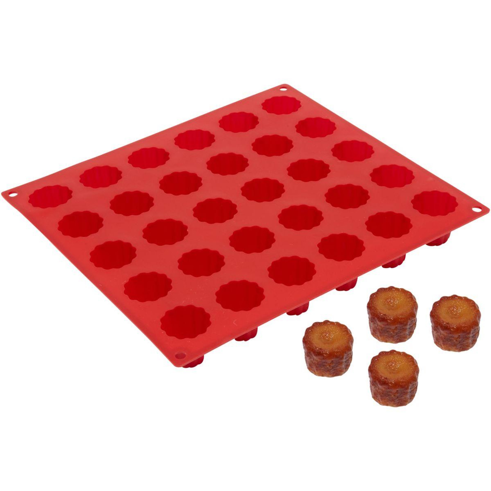 Voir la diapositive 2 : ESSENTIEL B Moule à cannelé mini cannelés 30 empreintes