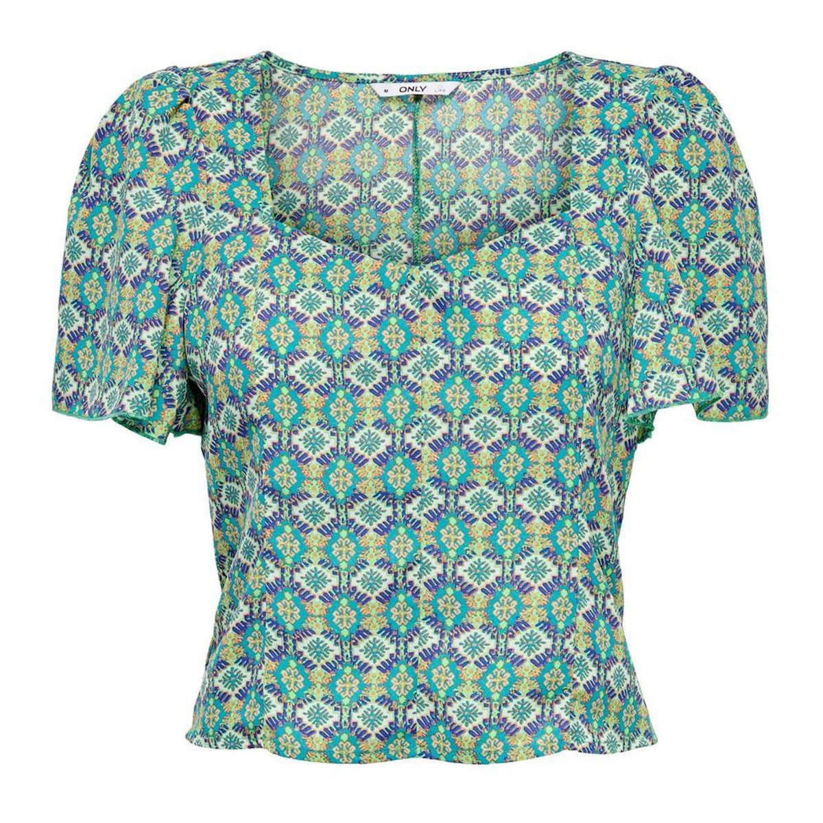 Only Blouse e/Blanche à Motifs Femme Only Alma