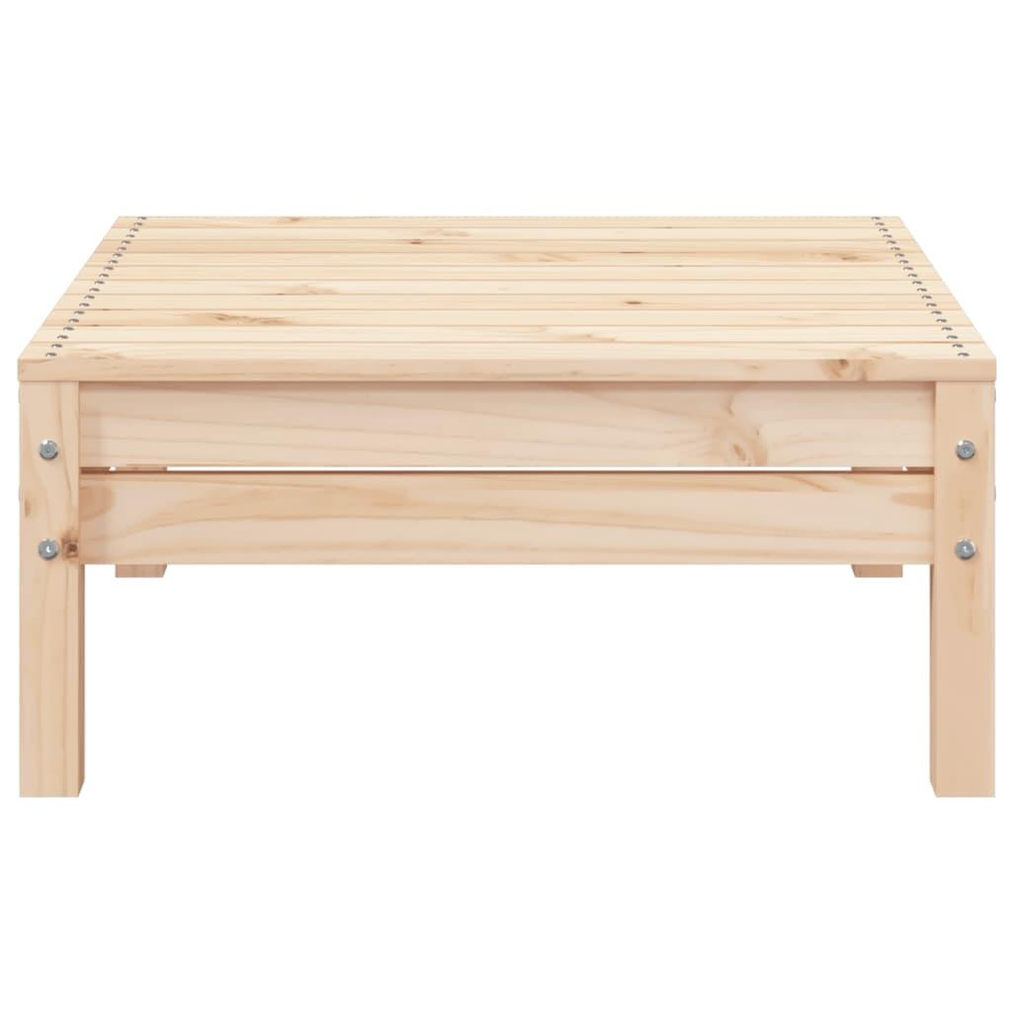 Voir la diapositive 4 : VIDAXL Repose-pied de jardin bois de pin massif
