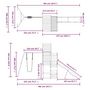 Voir la diapositive 6 : VIDAXL Aire de jeux d'exterieur bois de pin massif