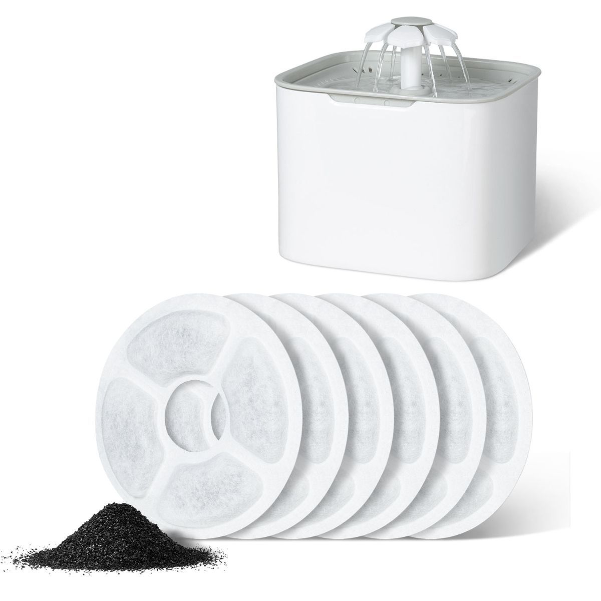 Idomya E. Filtres à charbon pour fontaine à eau x6