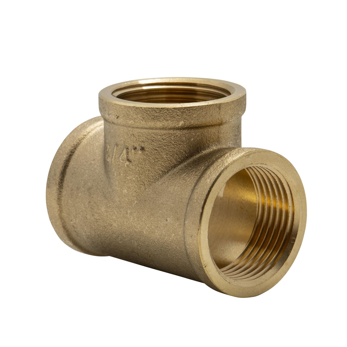 RAIN Raccord té laiton femelle - femelle 3-4