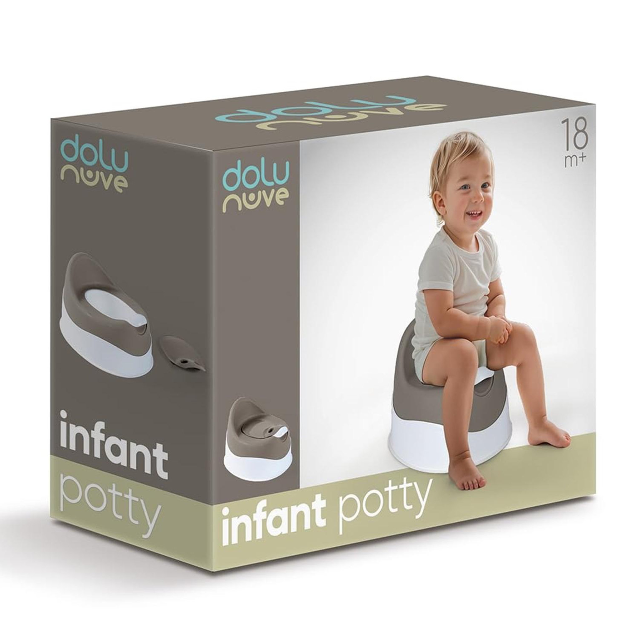 Voir la diapositive 4 : DOLU Pot pour enfant - couvercle amovible