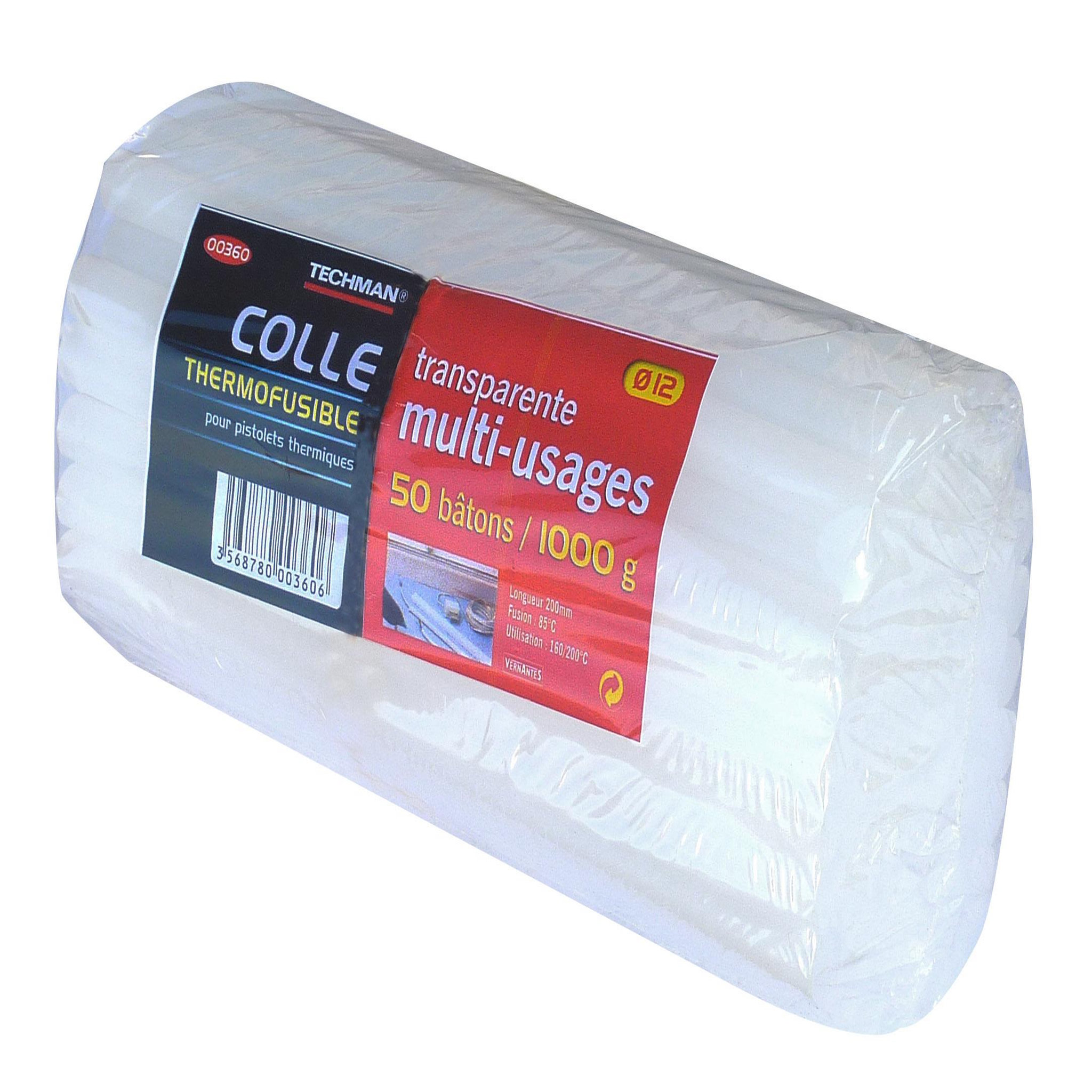 TECHMAN 50 bâtons de colle universelle (12 x 200 mm)