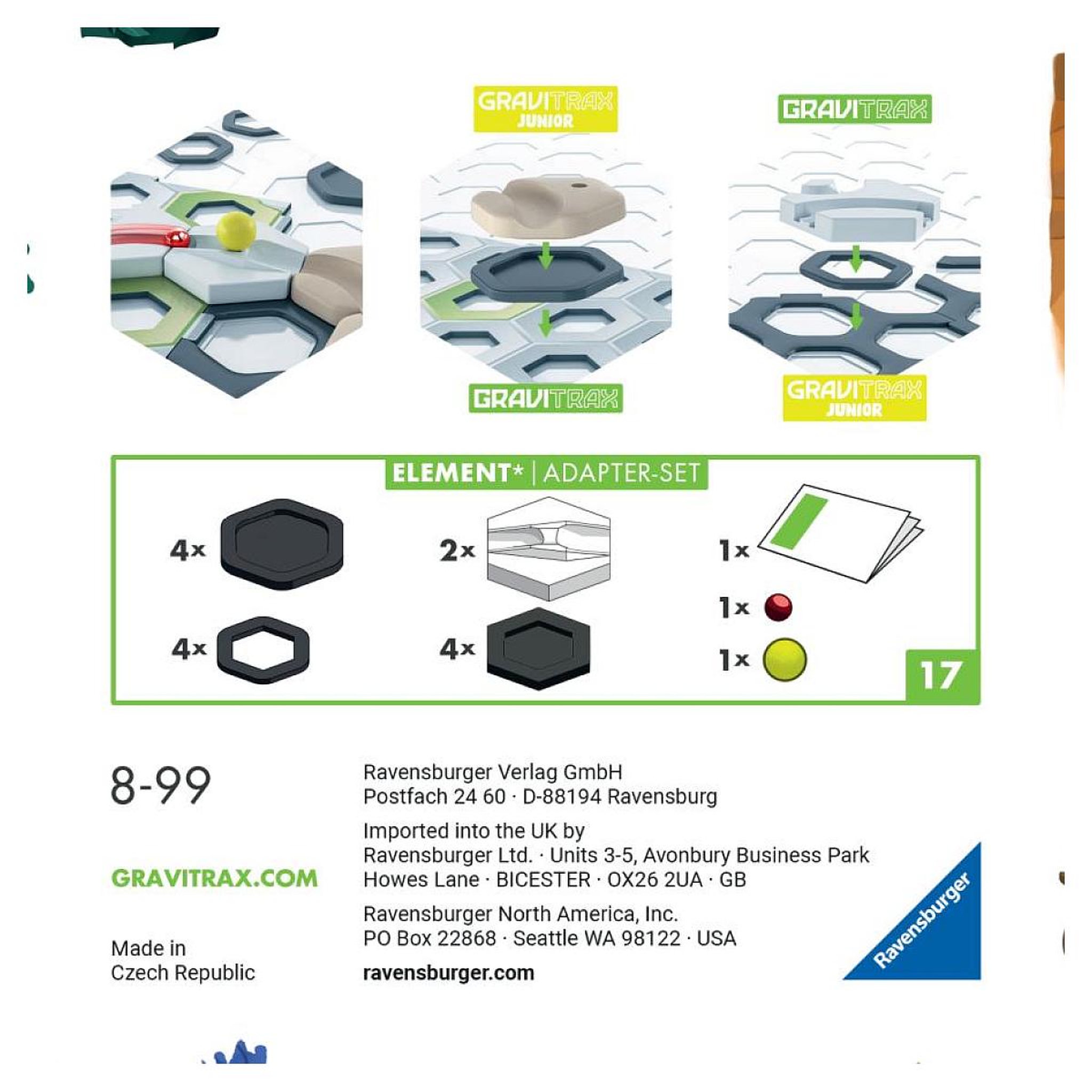 Voir la diapositive 2 : RAVENSBURGER element connect junior et classique