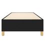 Voir la diapositive 5 : VIDAXL Cadre de lit sans matelas noir 100x200 cm tissu