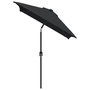 Voir la diapositive 3 : VIDAXL Parasol d'exterieur avec mat en metal 300x200 cm Noir
