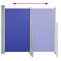 Voir la diapositive 4 : VIDAXL Auvent lateral retractable de patio 120x300 cm Bleu