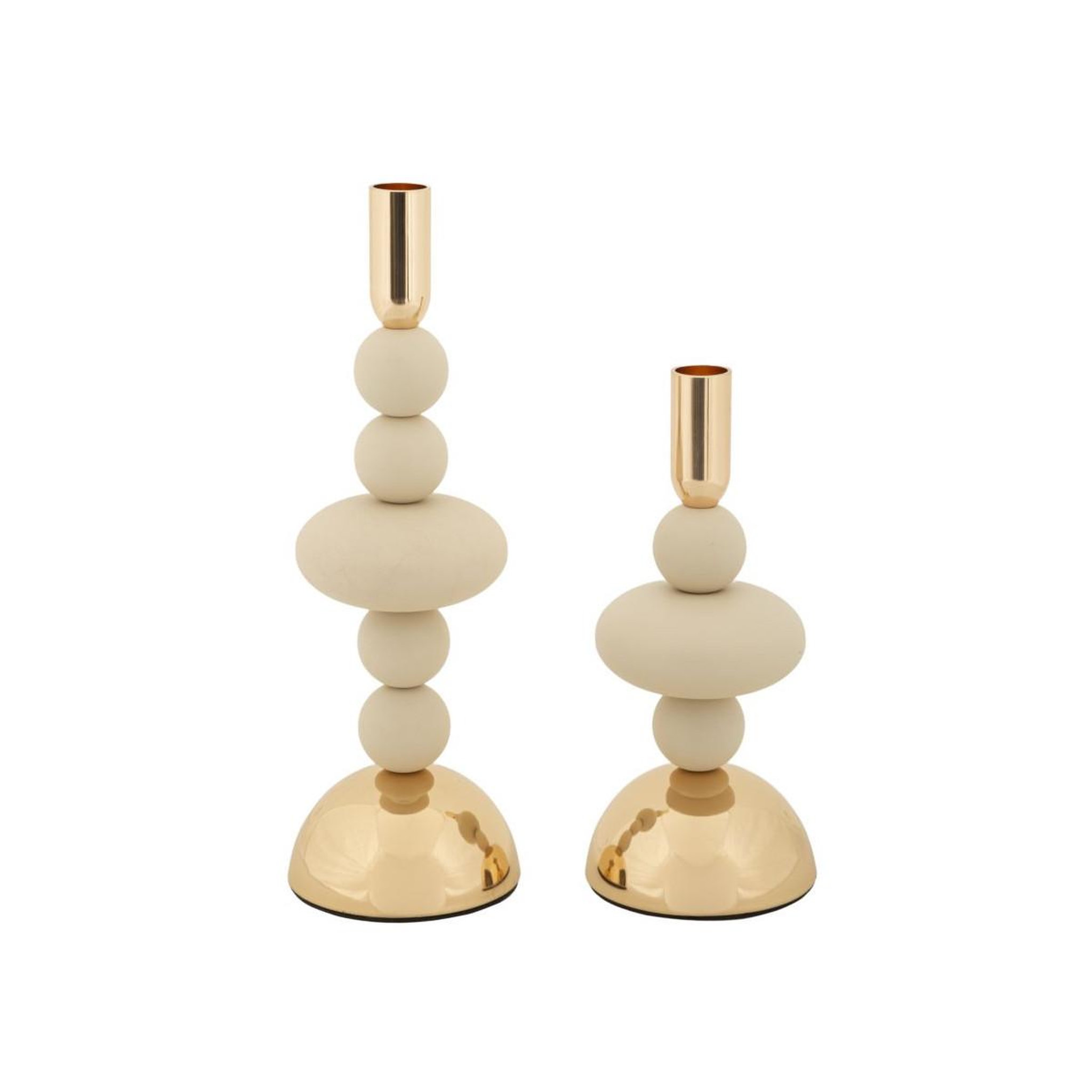 Paris Prix Lot de 2 chandeliers  galaxy  30cm crème & or