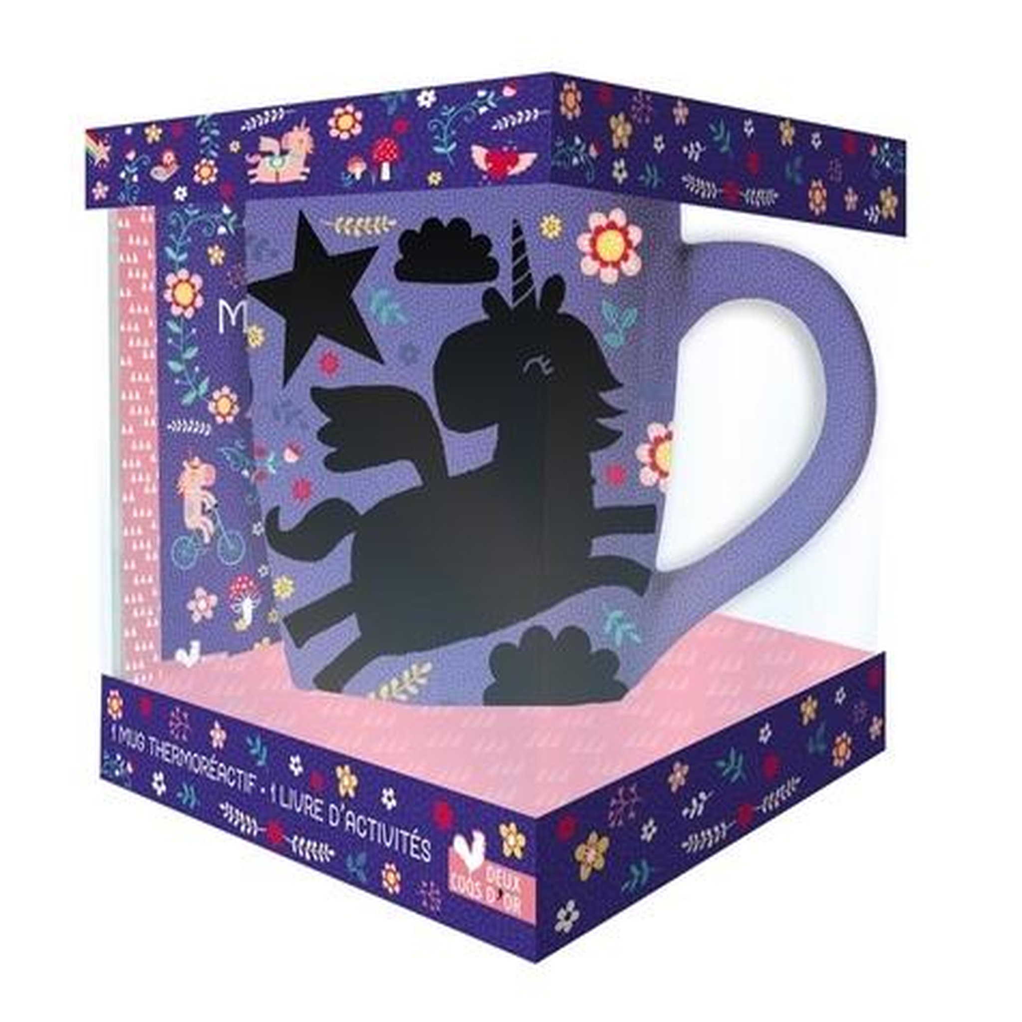 COFFRET MON MUG MAGIQUE LICORNE. MES ACTIVITES LICORNES AVEC 1 MUG THERMOREACTIF, Anglicas Louise