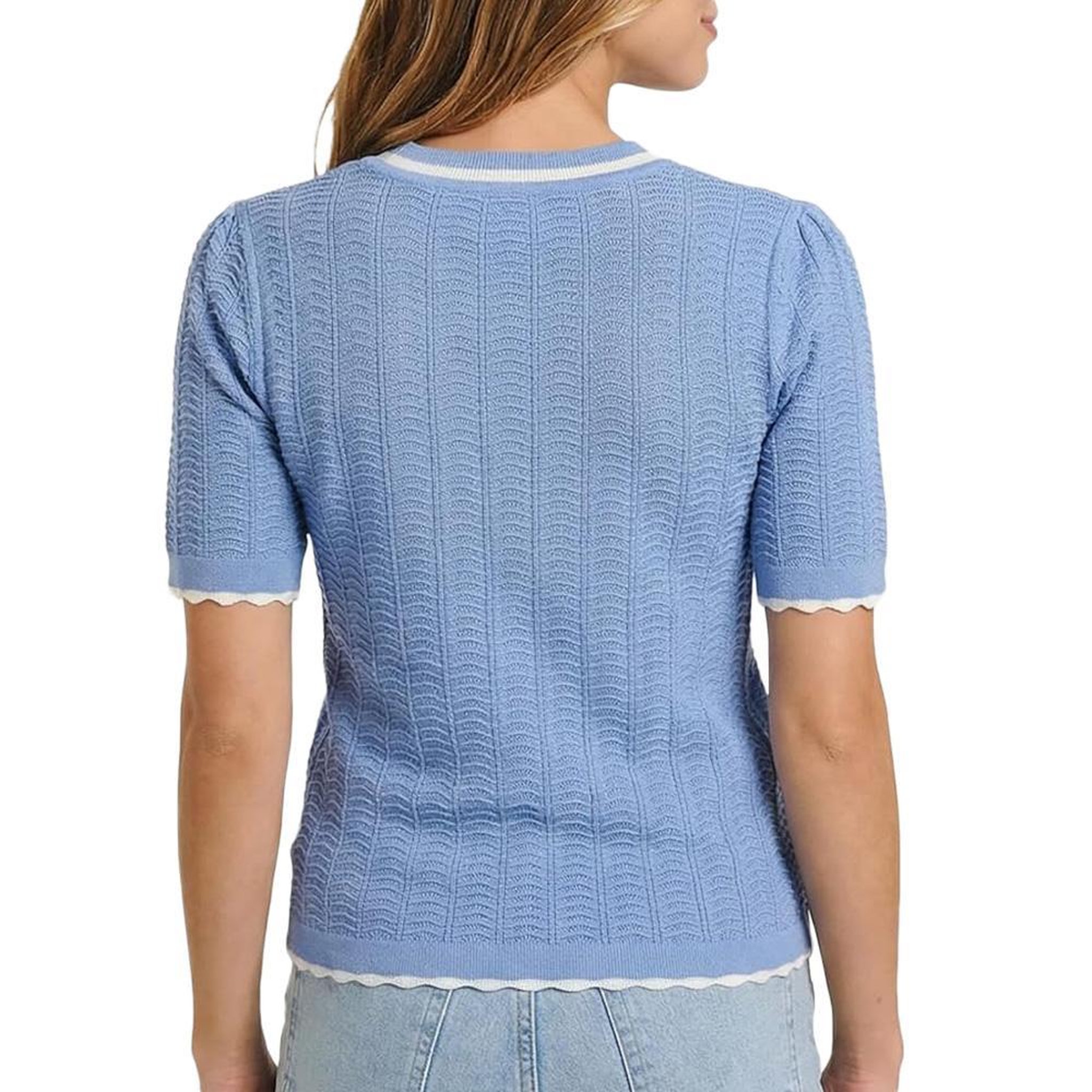 Voir la diapositive 2 : MORGAN Pull Bleu Femme Morgan MSEOUL