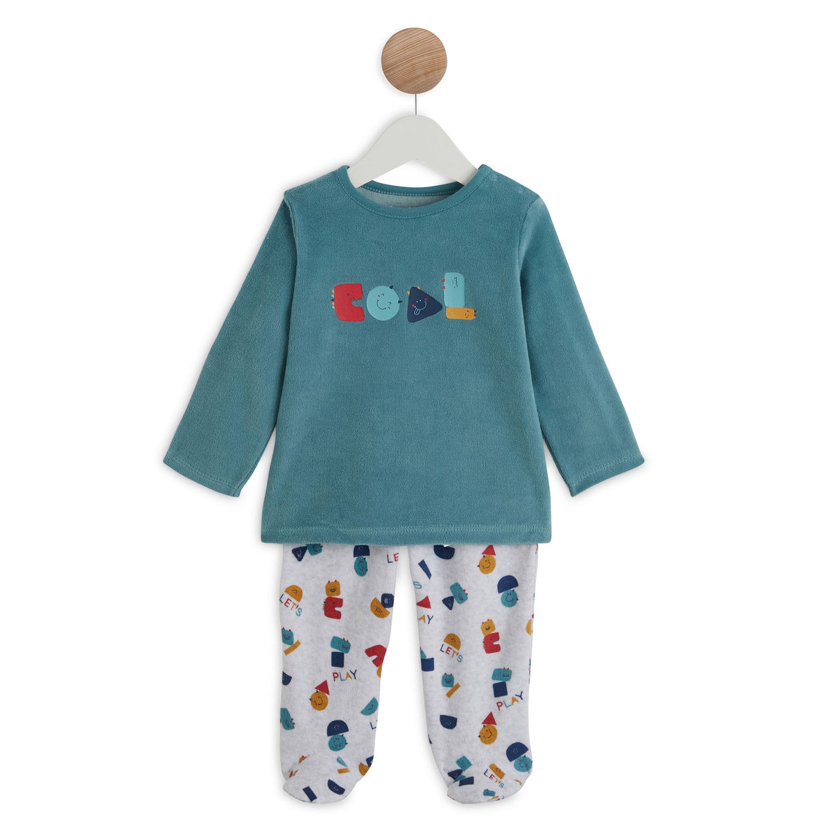 INEXTENSO Pyjama velours bébé fille