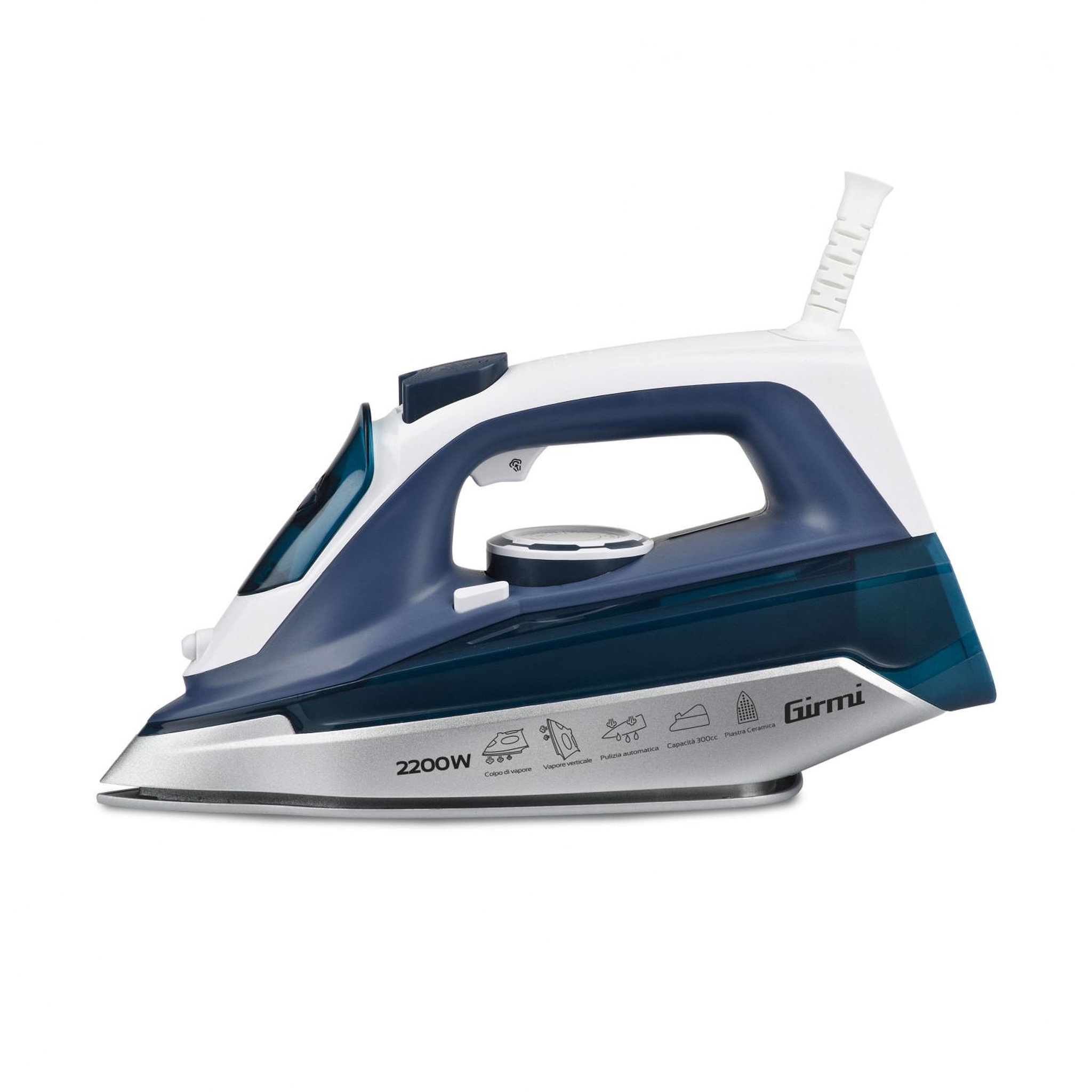 Voir la diapositive 3 : GIRMI Fer à repasser Girmi ST6100 Bleu puissance 2200W