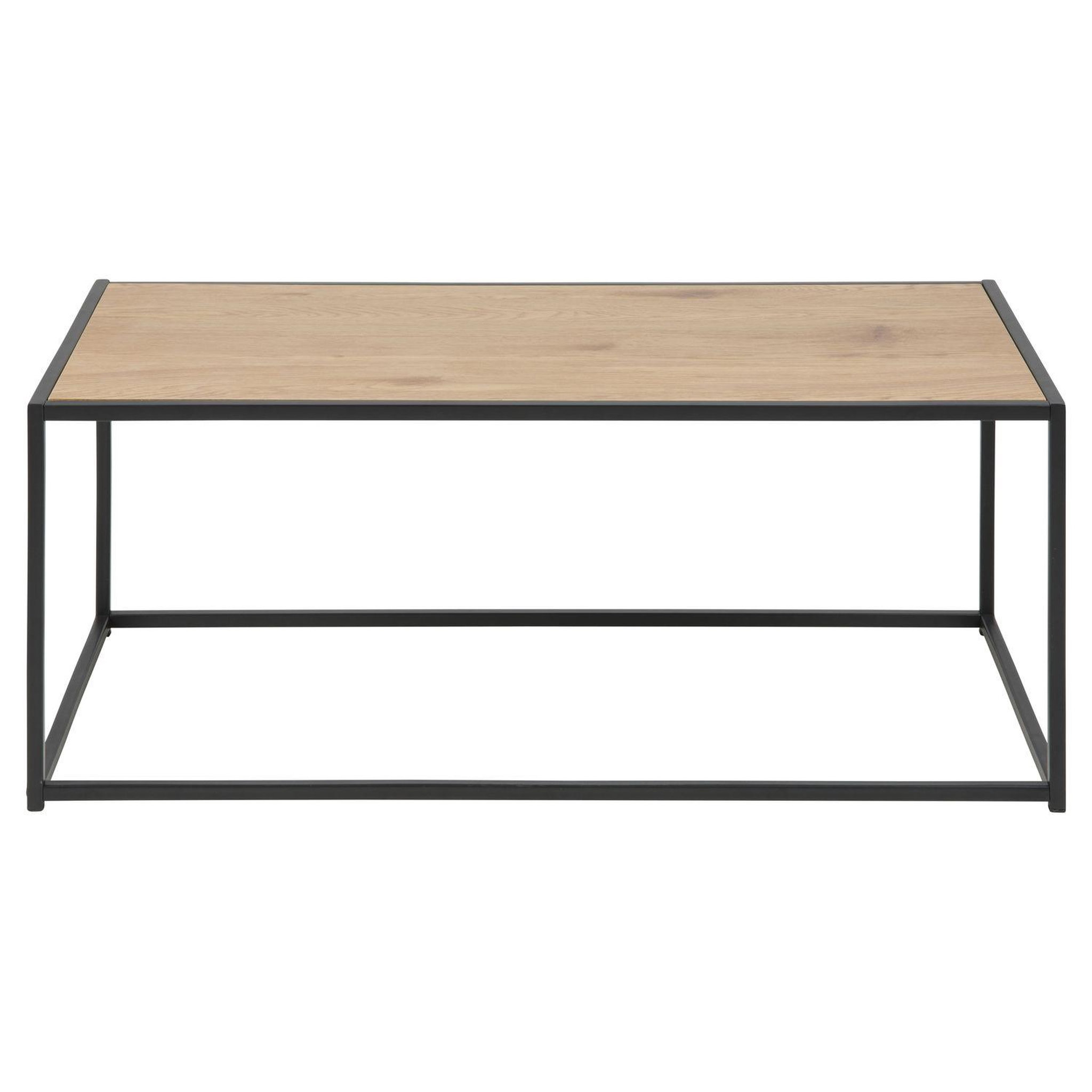Voir la diapositive 1 : TOILINUX Table basse rectangulaire en MDF et métal