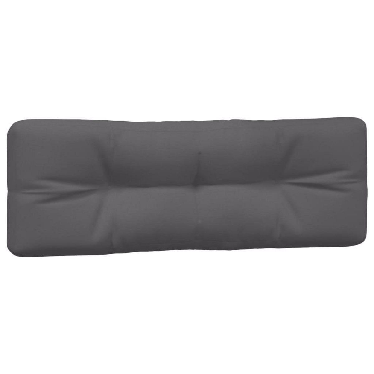 VIDAXL Coussins de palette lot de 7 anthracite tissu