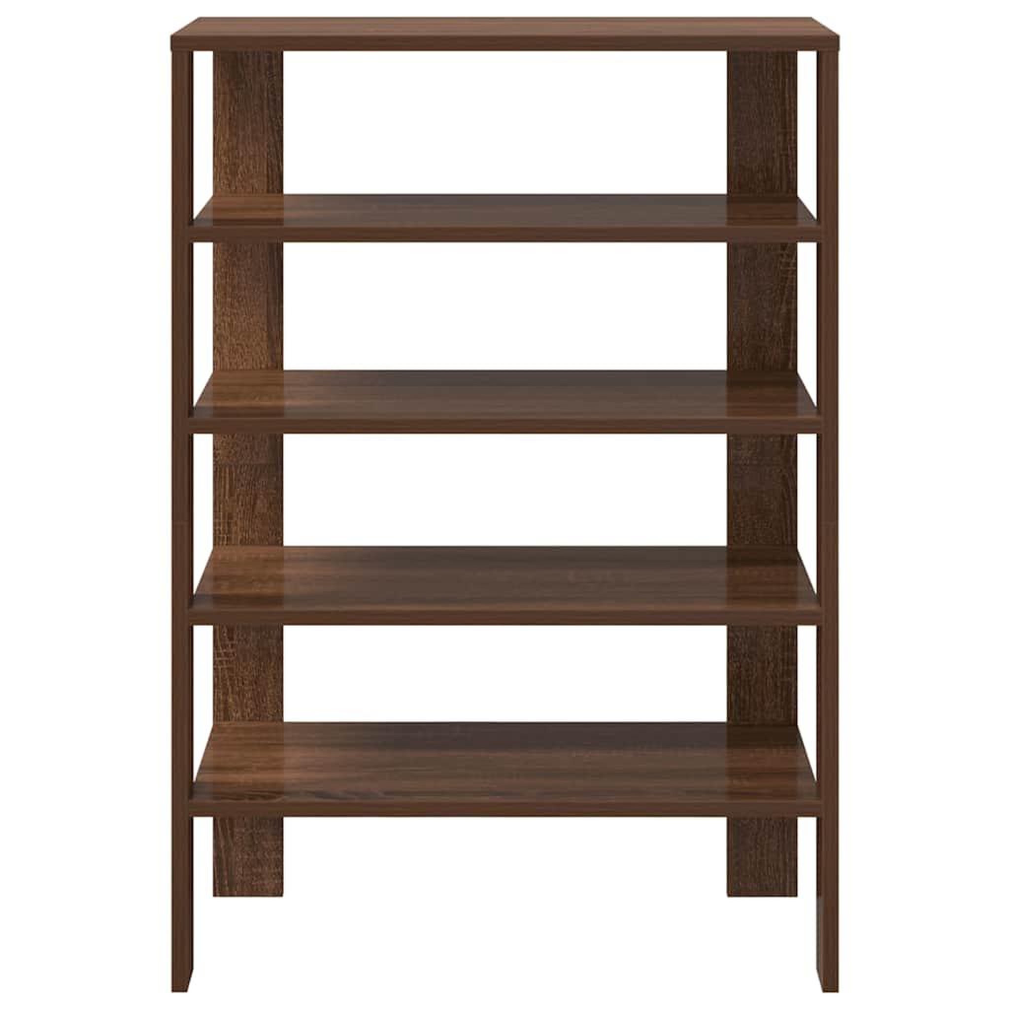 Voir la diapositive 4 : VIDAXL Etagere a chaussures chene marron 61x32x87,5 cm bois ingenierie