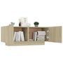 Voir la diapositive 4 : VIDAXL Table de chevet chene sonoma 100x35x40 cm bois d'ingenierie
