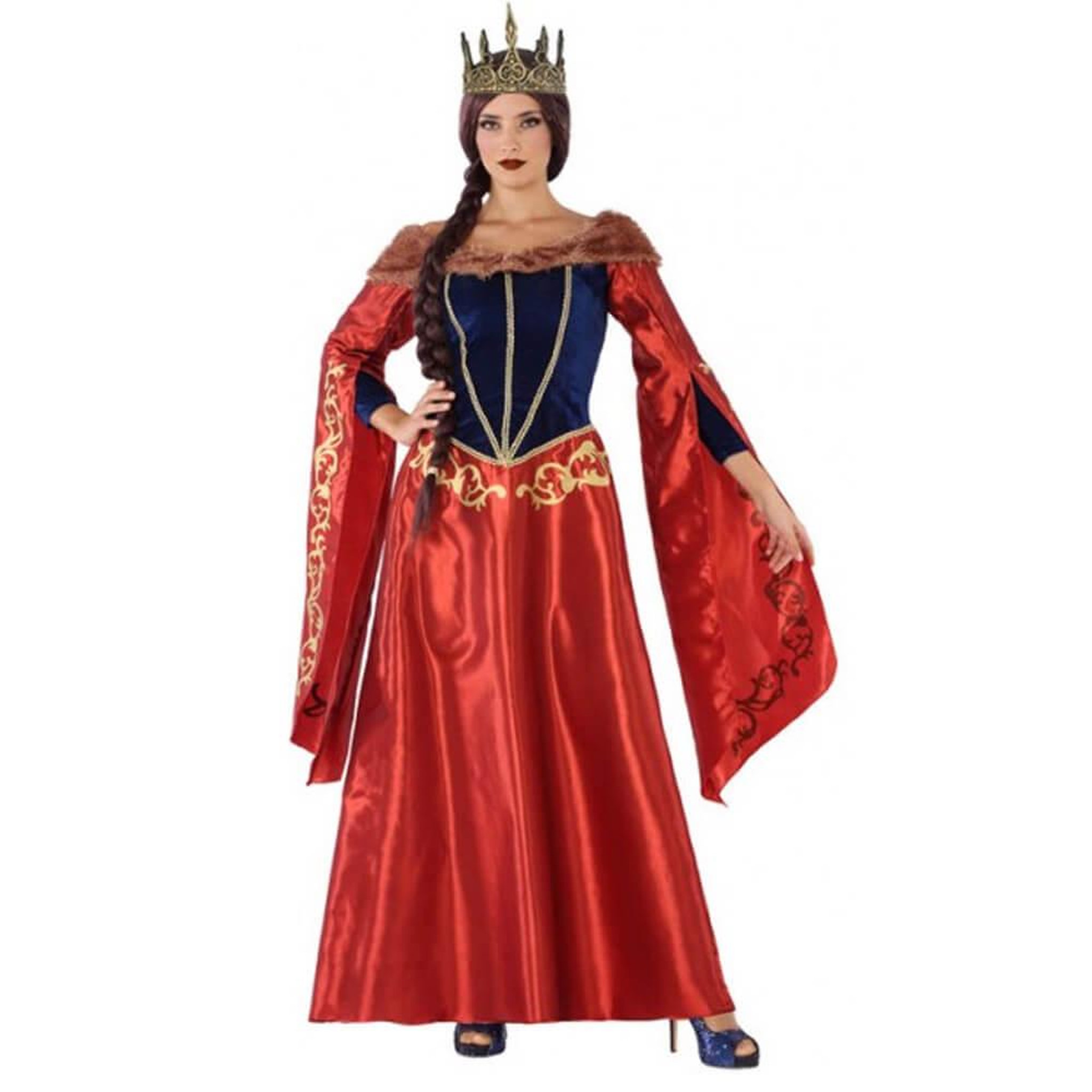 ATOSA Déguisement Reine Médiévale - Femme - Taille M/L - M/L