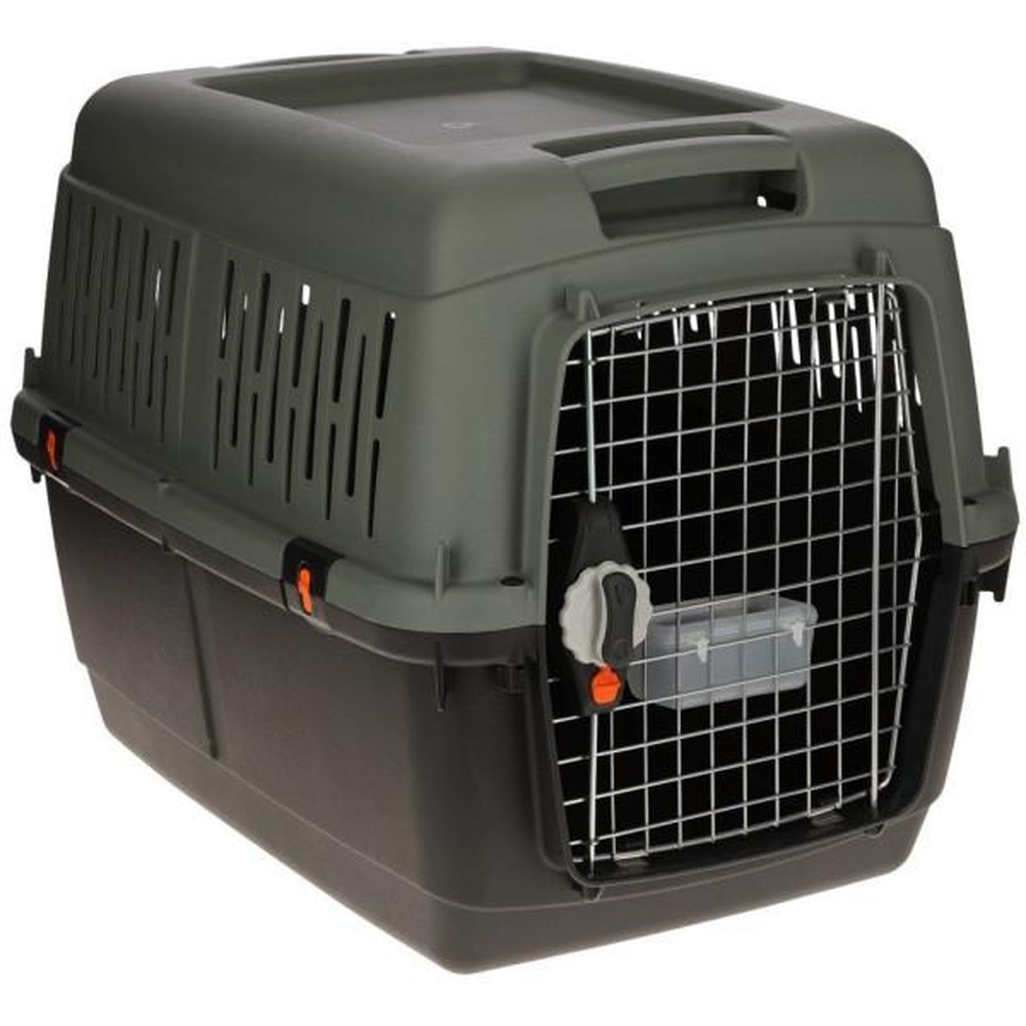 KERBL Box de transport - kerbl - eco - gris/vert - 81 × 60 × 61,5 cm