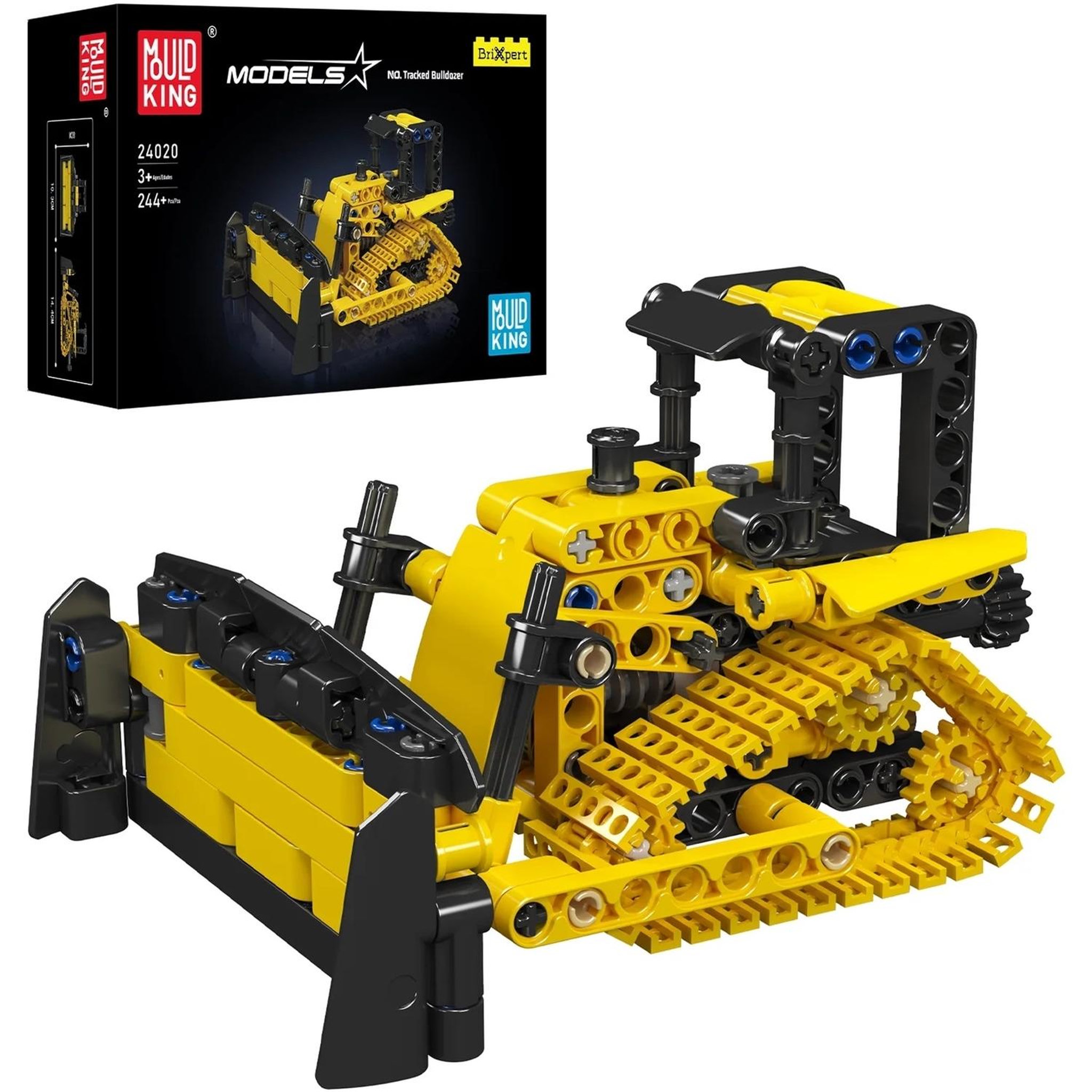 MOULD KING Camion Crawler Bulldozer