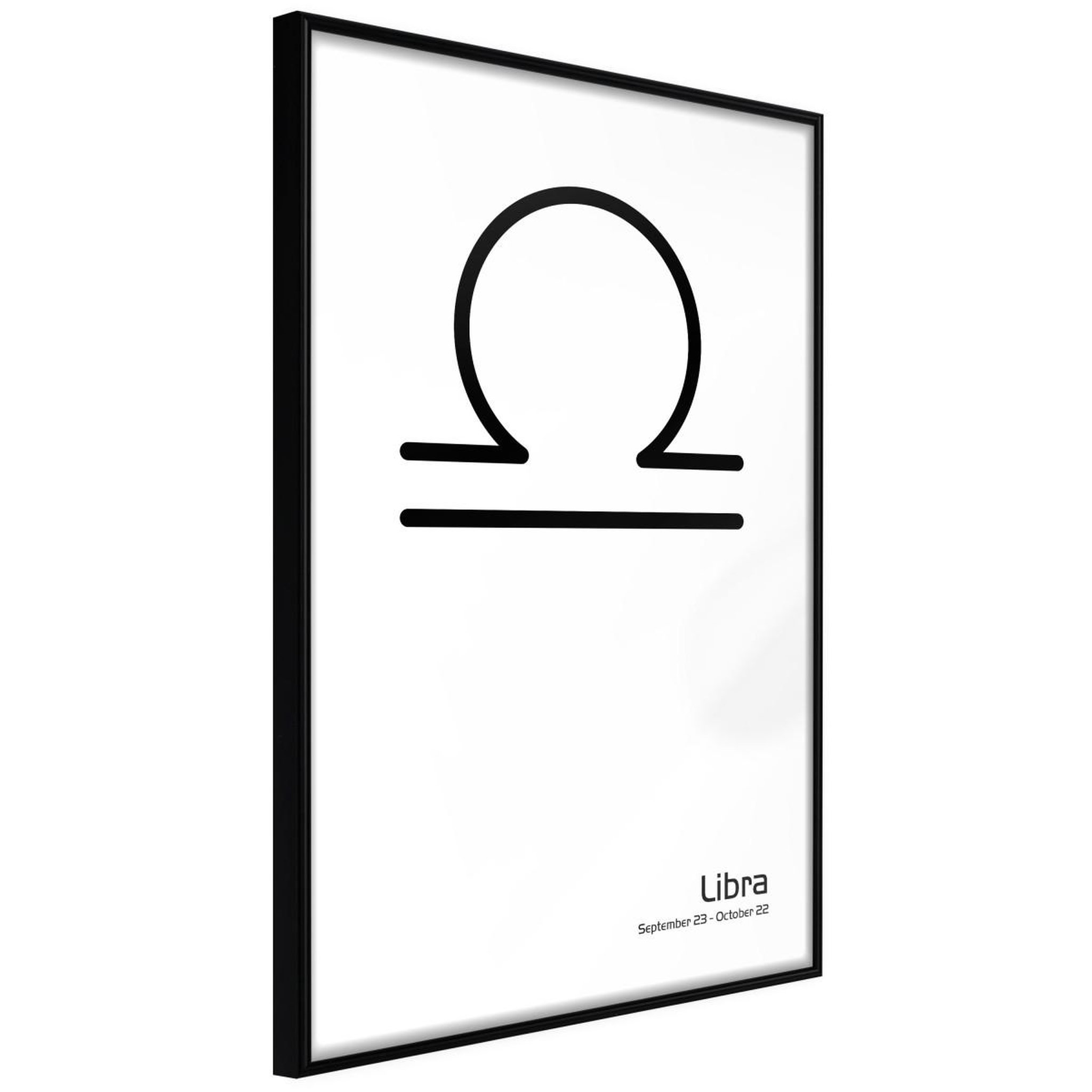 Paris Prix Affiche murale encadrée  zodiac libra ii